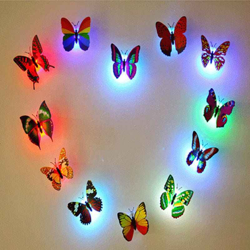 Norvo | 3D LED Sommerfugl Dekorasjon Nattlys