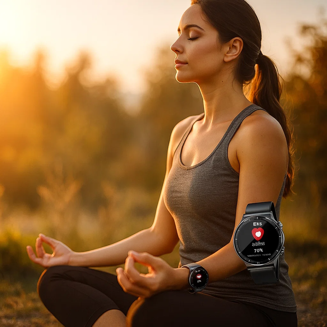 Norvo | CardioSense – Medisinsk ECG Smartwatch med Osram-sensor og 24/7 helsesporing