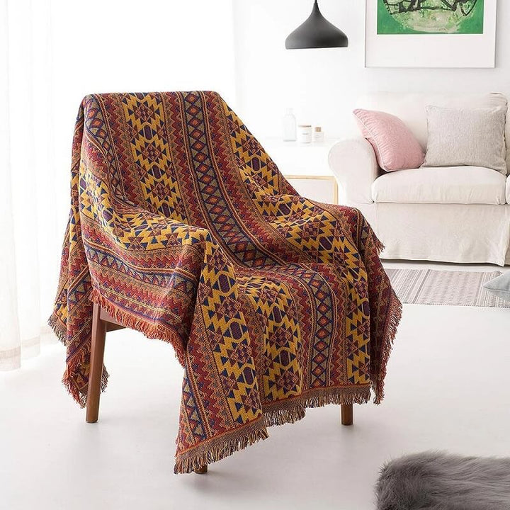 Bohemske strikkede kaster for sofasmykke | Norvo