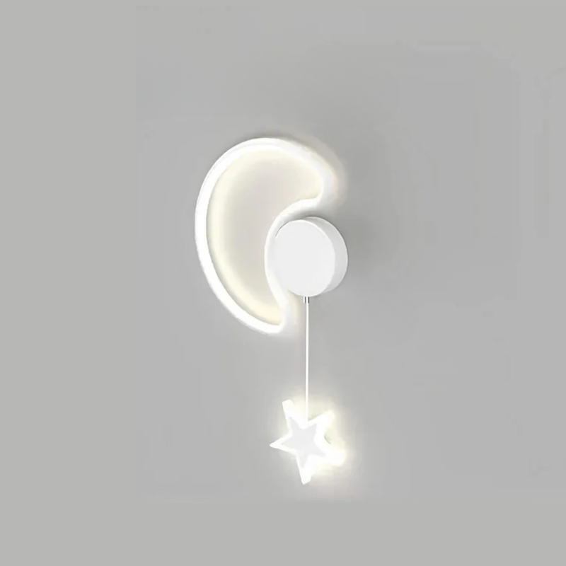 Norvo | DreamLight | Magisk Vegglampe med Skyer, Stjerner og Måne