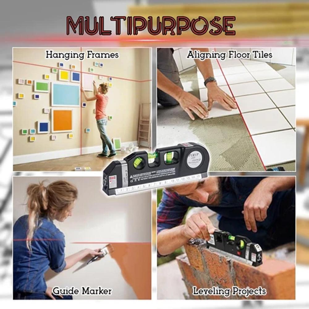 Norvo | Multifunksjonell Laser Nivå 4 i 1 Laser Måleverktøy