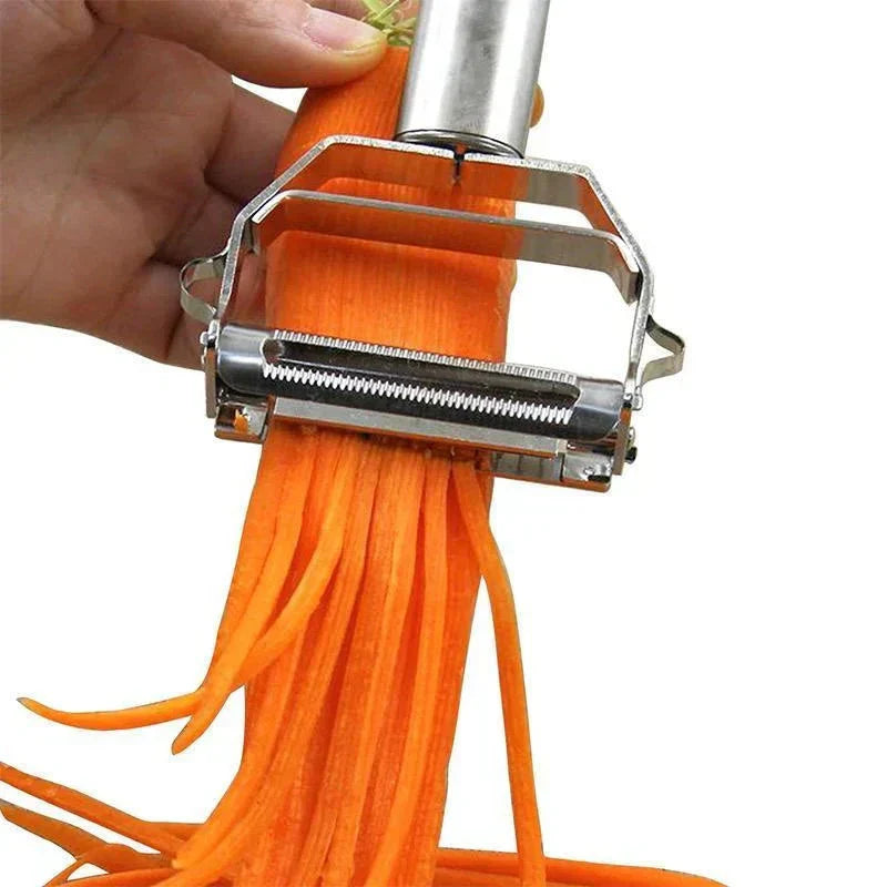 Norvo | DuoSchaaf | Dobbel Grønnsakskreller laget av Rustfritt Stål med Julienne-funksjon