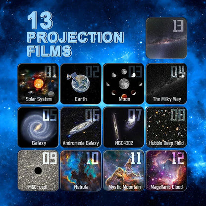 Norvo | 13-i-1 Galaxy Nattlampe & Prosjektor – Orion