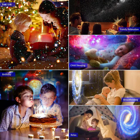 Norvo | 13-i-1 Galaxy Nattlampe & Prosjektor – Orion