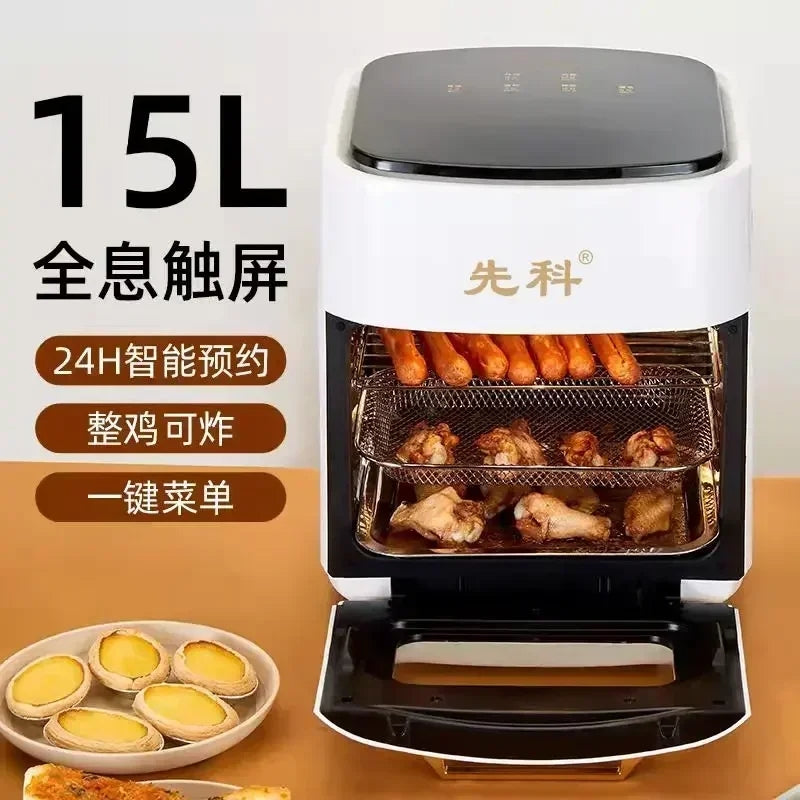 Norvo | 15 Liter Air Fryer Elektrisk Ovns.