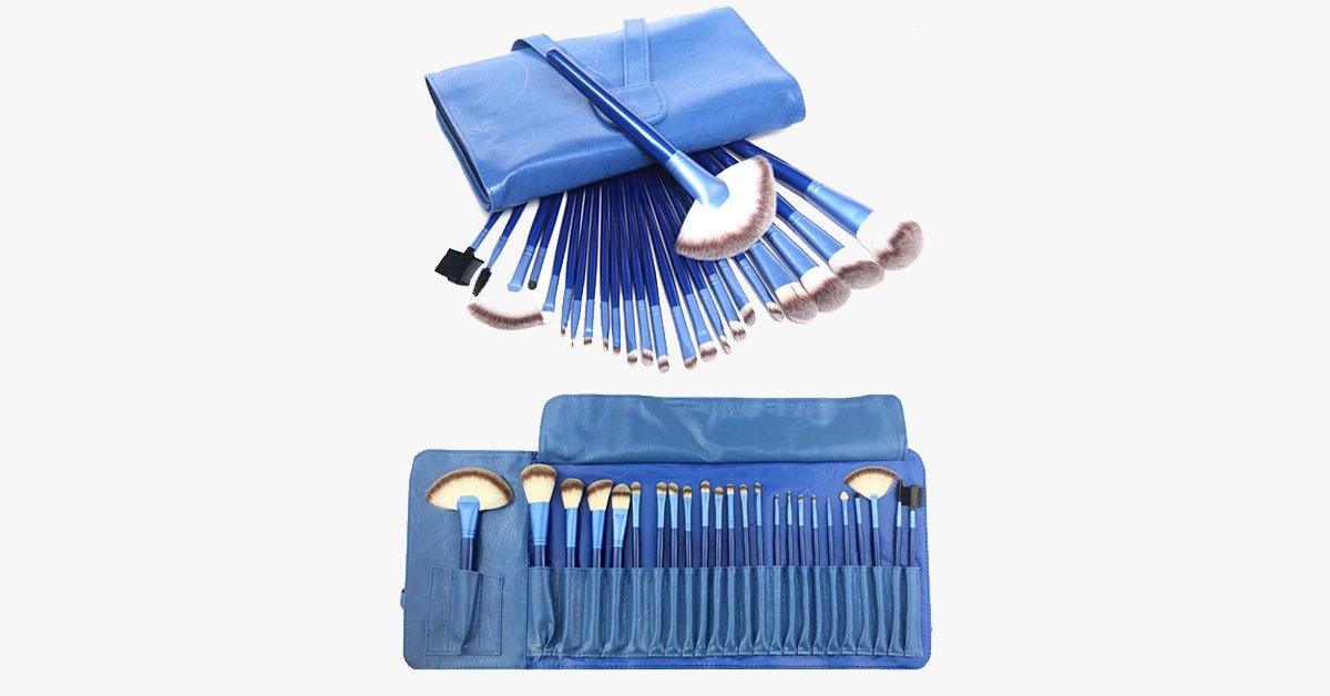 Norvo | Havblå 24-delt Børstesett