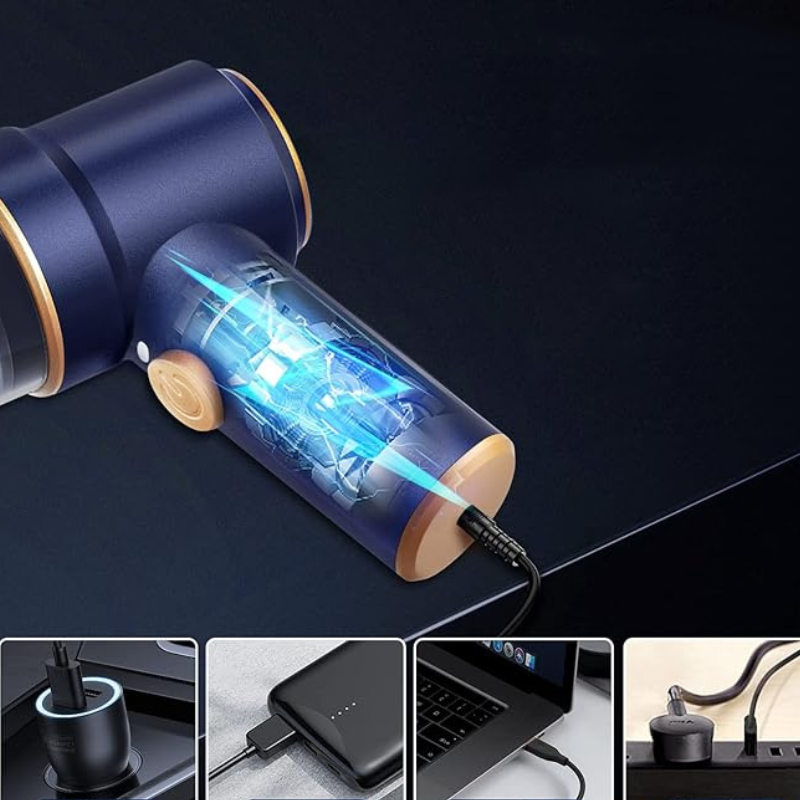 TurboClean | Powerful 2-in-1 cordless car vacuum cleaner