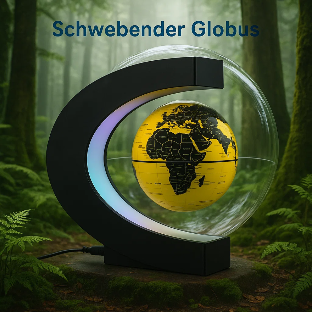 Norvo | AstroGlobe LED Verdens Globe – Flytende Globe Lampe med Magnetisk Oppheng