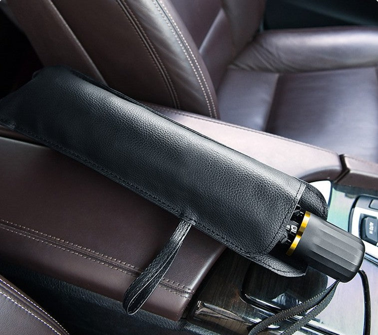 Norvo | Sammenleggbar bilvindu UV-beskyttelse solkrem varmeisolasjon paraply, med oppbevaringspose, egnet for de fleste kjøretøy