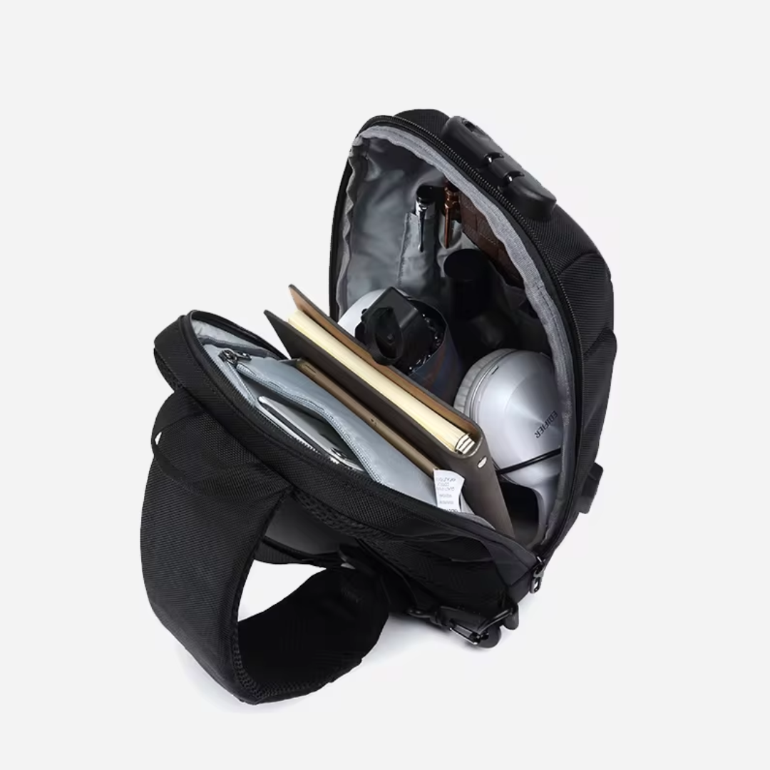 Norvo | Tyverisikret crossbody-veske med USB-lading – Sikker, stillegående og funksjonell