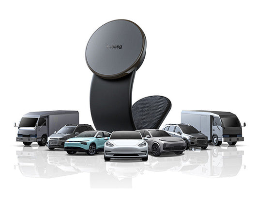 Norvo | Bilmontert Magnetisk Sammenleggbar Trådløs Telefonholder