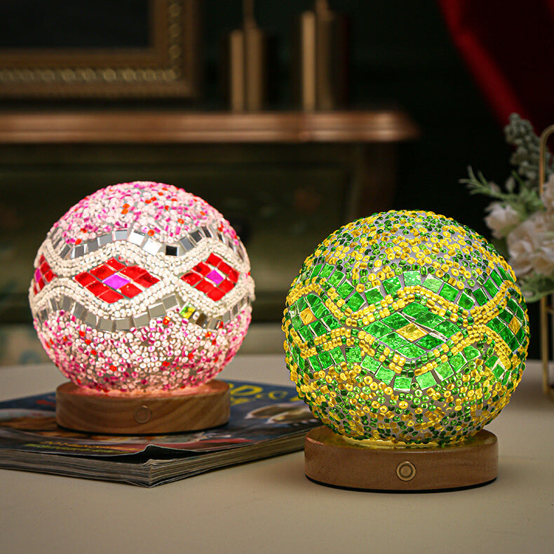 Norvo | BohoGlow – Moderne Bohemsk Bordlampe med USB-lading