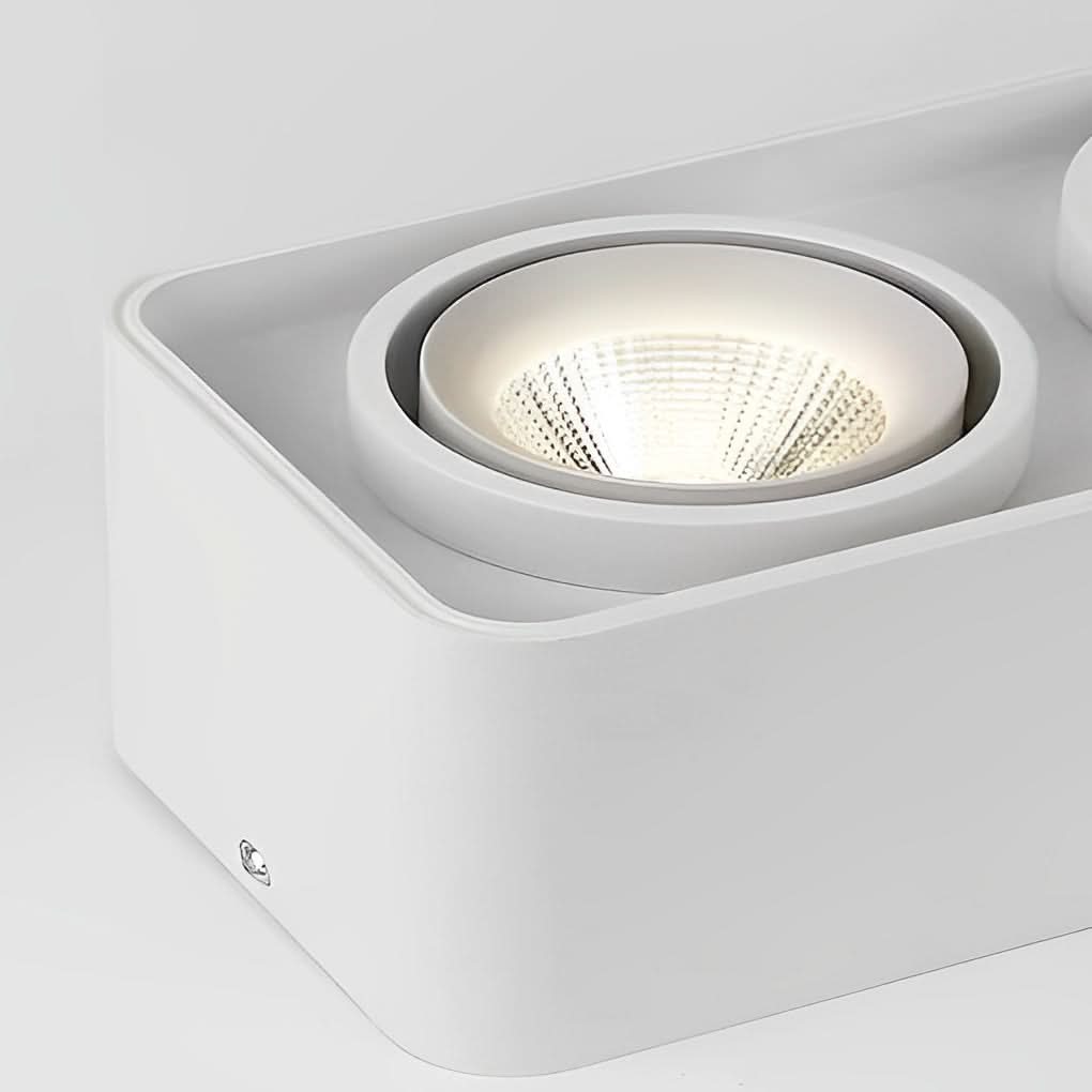 Norvo | Firkantet Justerbar Taklampe med Dimbar LED Lys