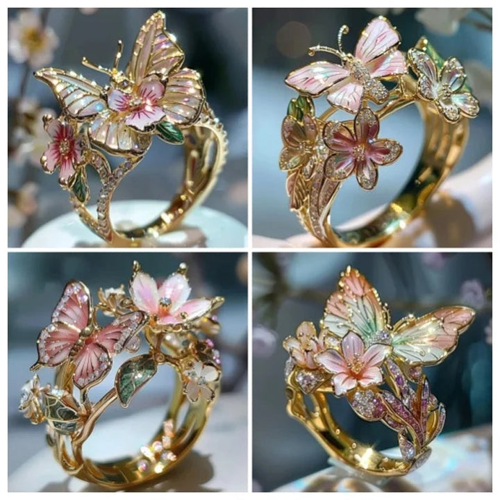Butterfly flower ring | Norvo