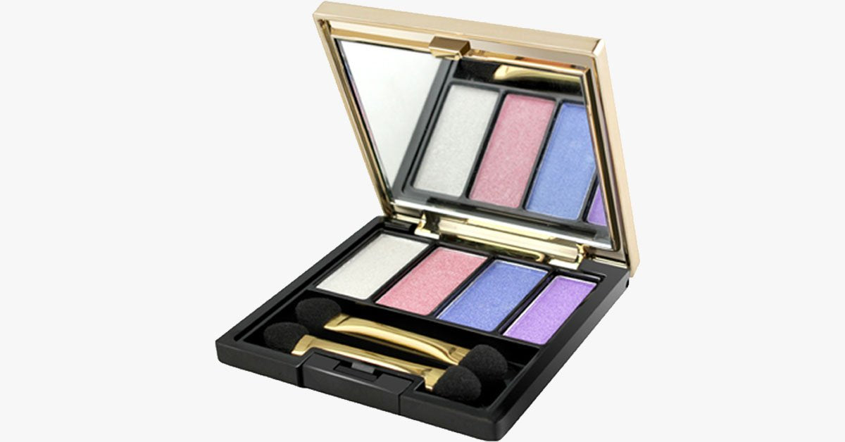 Norvo | Glitter Fire Øyenskyggepalett med Applikator – Legg til Glitrende Nyansene til Dine Øyne