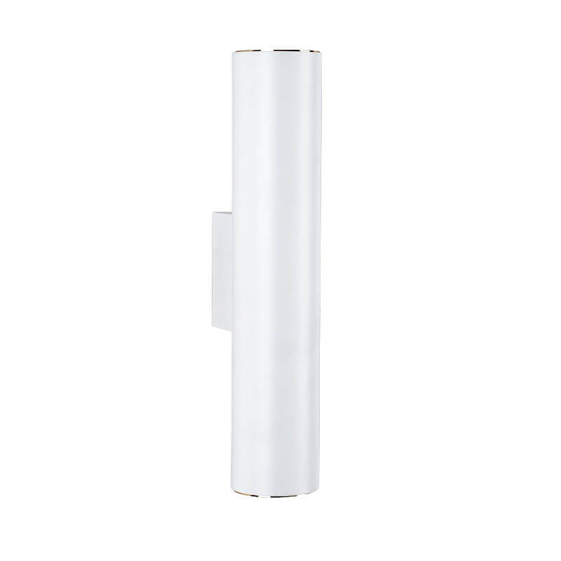 Garduru sylinderformet vegglampe i aluminium | 2 pærer | Moderne design | Innendørs og utendørs