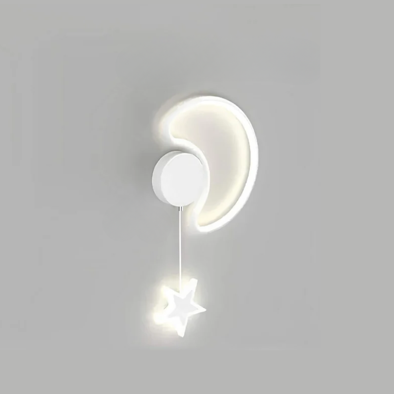 Norvo | DreamLight | Magisk Vegglampe med Skyer, Stjerner og Måne