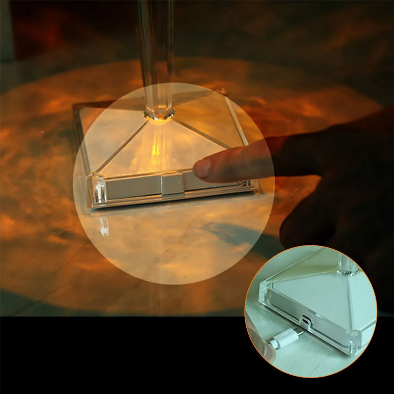 Norvo | Krystall bordlampe