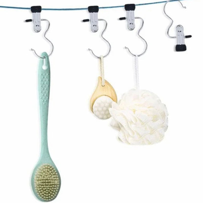 Norvo | Antirust Klem Plassbesparende Klesklype Lue Bukse Oppbevaring Hengende Reise Krok