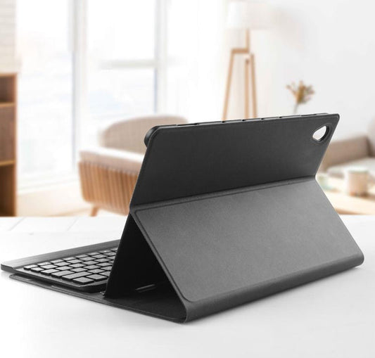 Norvo | Trådløs/Bluetooth Folio Tastaturdeksel Med Automatisk Vekke/Søvn & Tre Justerbare Vinkler, For 10.8 Tommer Huawei M6 Pad