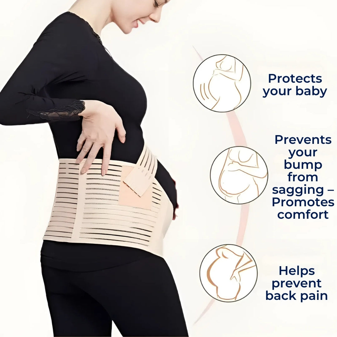 Støttebelte for gravide – Rygg- og bekkenstøtte – Holdningskomfort – Stabilitet og restitusjon Norvo