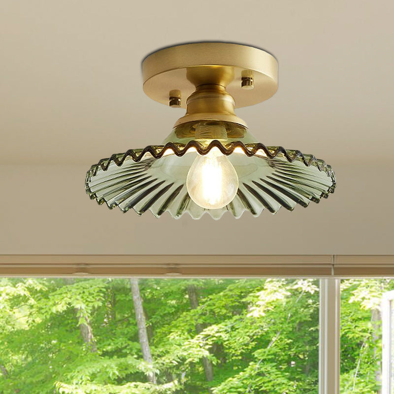 Norvo | Taklampe Vintage Glass Flushmount Fixture