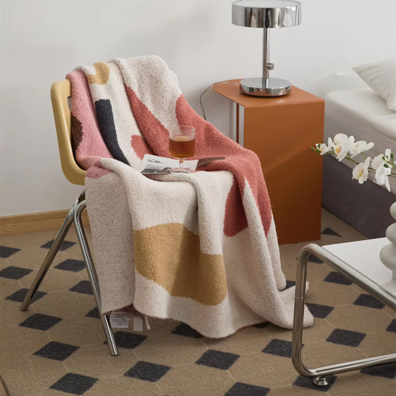 Norvo | Bohemian Blomstret Strikket Pledd