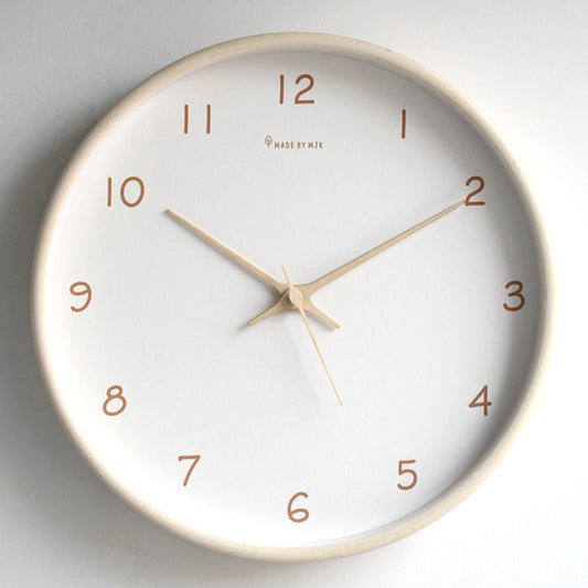 Norvo | TimberClock - Solid tre analog klokke
