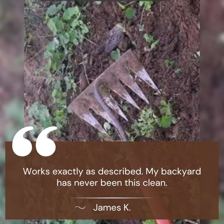 Norvo | Stålhagegreip med holdbare ståltinder for plenstell og hagevedlikehold