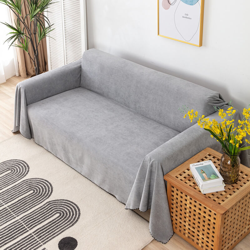 Norvo | Vanntett Sofa Kastteppe | Anti-skli. Jacquard Kanter & Ideell for Dyr og Møbelbeskyttelse
