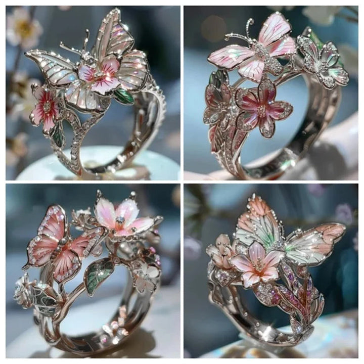 Butterfly flower ring | Norvo