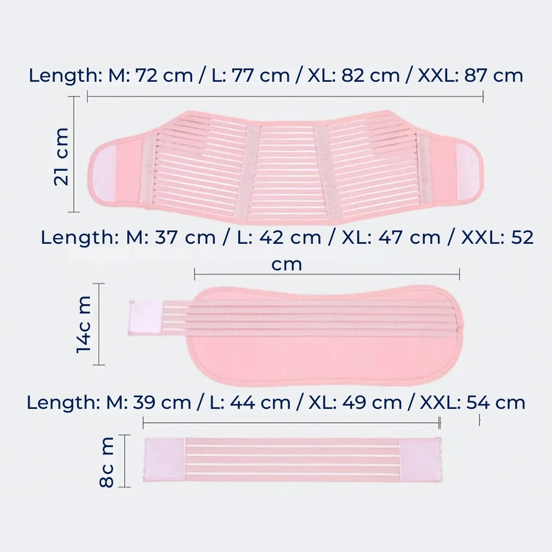 Støttebelte for gravide – Rygg- og bekkenstøtte – Holdningskomfort – Stabilitet og restitusjon Norvo