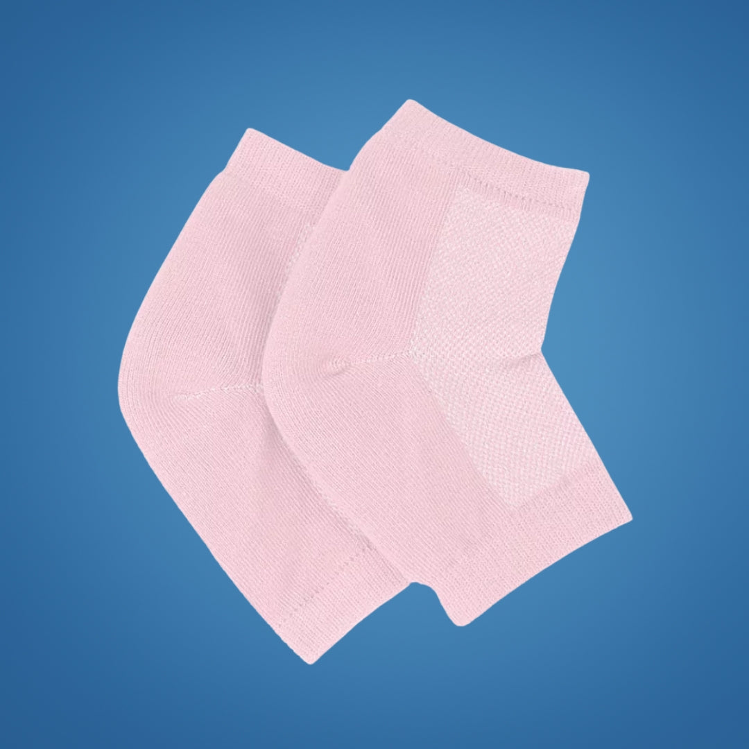 Fuktighetsgivende gelfôr – Polstret åpen tå – Myker sprekker i hælene over natten – For fotlindring Comfort Norvo