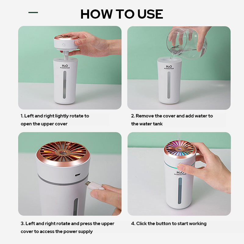 Norvo | Fargerik Belysning Aromaterapi Luftfukter