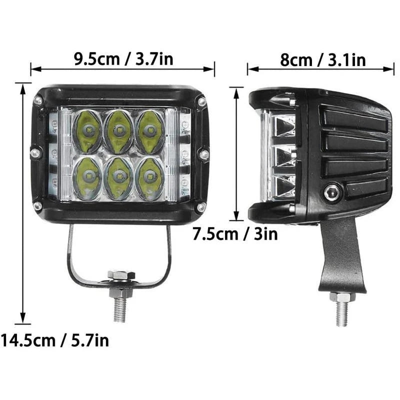 LED strobelys med tre sider for bil | Norvo
