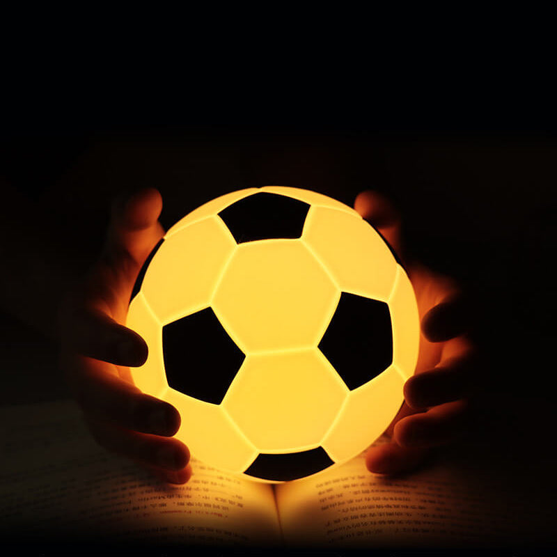 Norvo | Kreativ Fotball Silikon LED Nattlys USB Lading Bordlampe