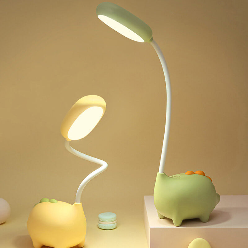 Norvo | Oppladbar LED Skrivebordslampe med Tegneserie Dinosaur Øyepleie