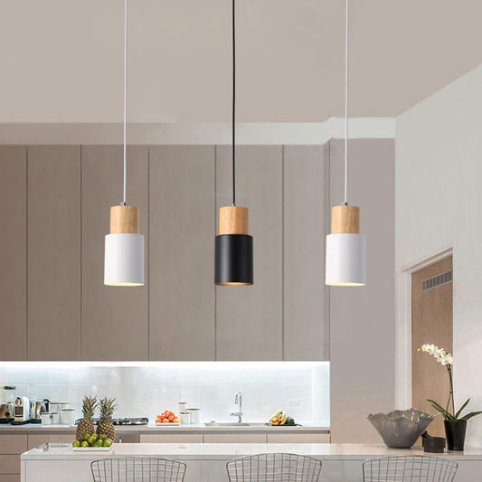 Norvo | SinglePend - Nordic Macaron Cylinder Aluminium 1-flamme LED pendellampe