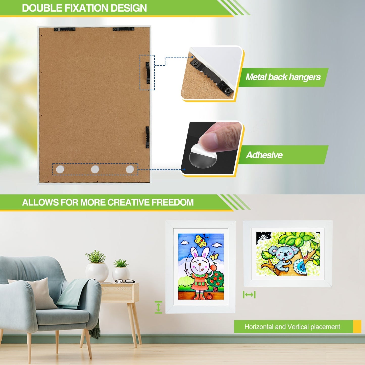 Norvo | Barn Kunstprosjekter 11.8'' x 8.3'' Barne Kunstrammer