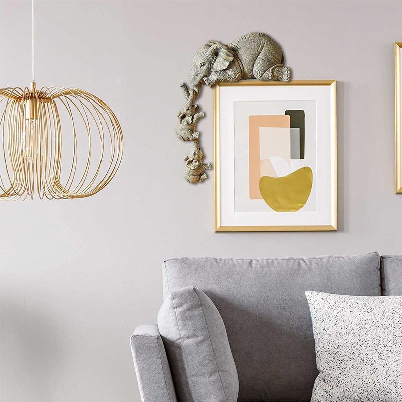 Norvo | Elefant sitter håndmalte figurer