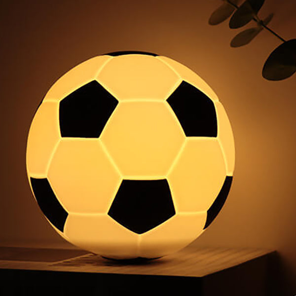 Norvo | Kreativ Fotball Silikon LED Nattlys USB Lading Bordlampe