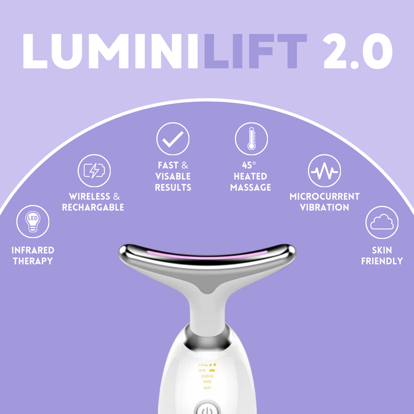 Norvo | LUMINILIFT 2.0 | 6-i-1 Ansiktsforming Enhet