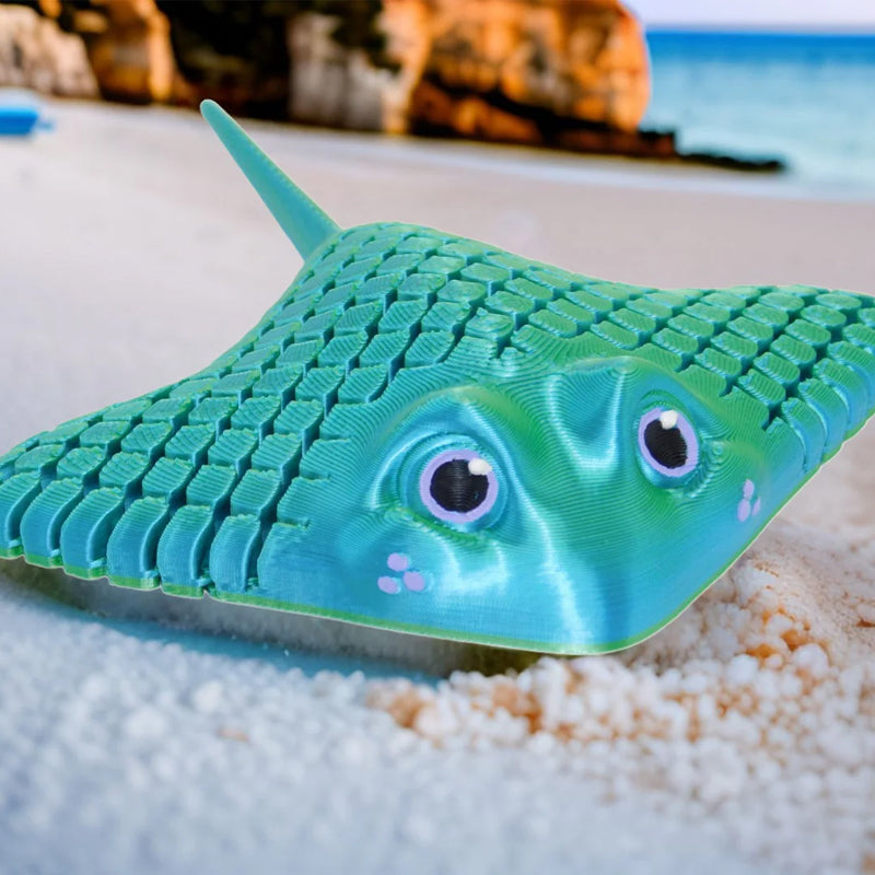 Norvo | 3D Utskrevet Manta Ray Fidget Toy