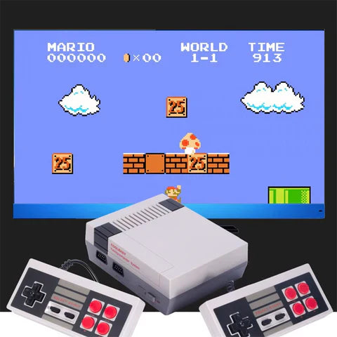 Norvo | Retro Spillkonsoll med 620 Klassiske Spill | Plug & Play