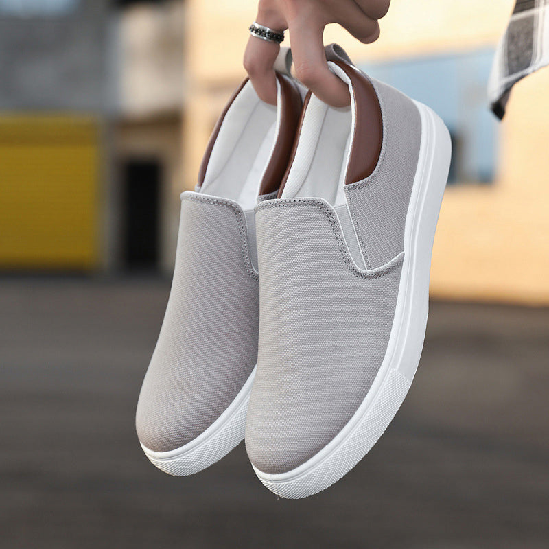 Norvo | Slip-On Sko laget av lerret for menn