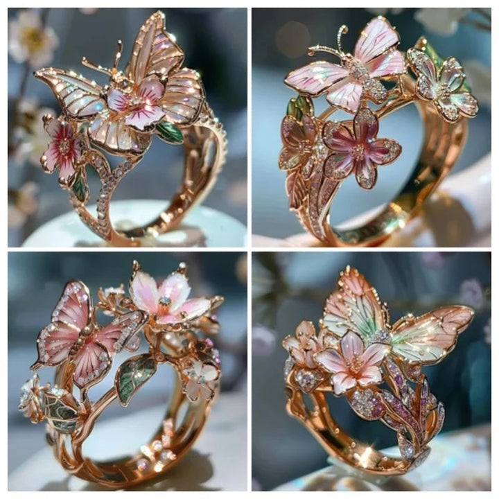 Butterfly flower ring | Norvo