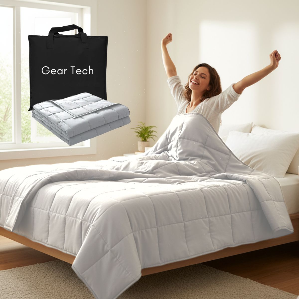 Norvo | All Seasons Cloud-Soft Dyne | Skånsom mot huden, koselig og pustende for Twin, Full, Queen, King størrelser