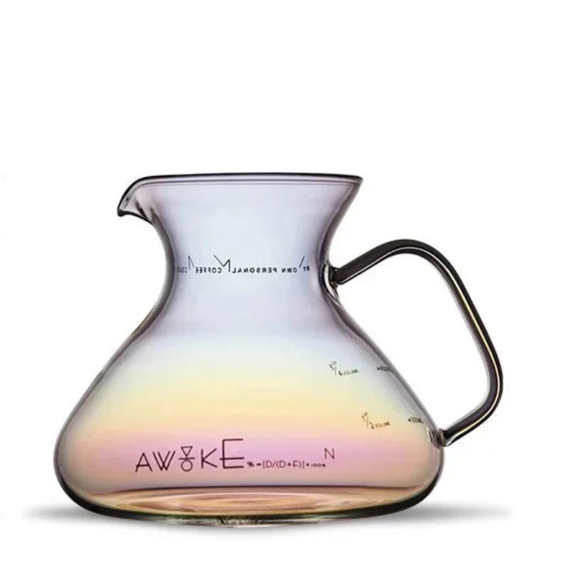 15oz Glass Pour Over Coffee Server Heat-Resistant Drip Brewing Carafe | Norvo