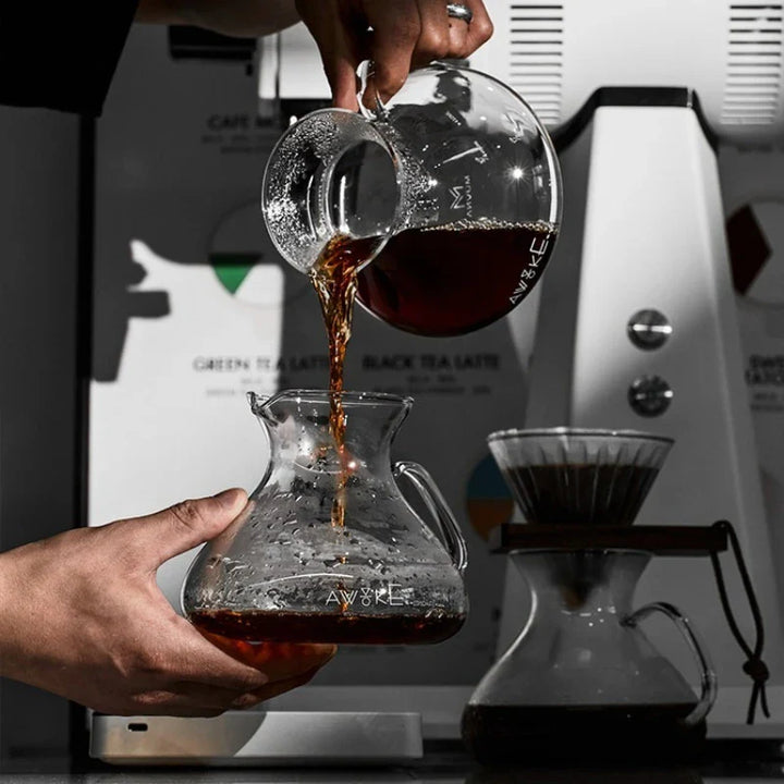 15oz Glass Pour Over Coffee Server Heat-Resistant Drip Brewing Carafe | Norvo