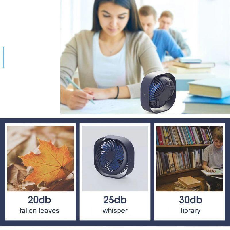 Norvo | Bærbar Desktop Bordkjøleventilator